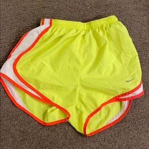 Neon Nike shorts